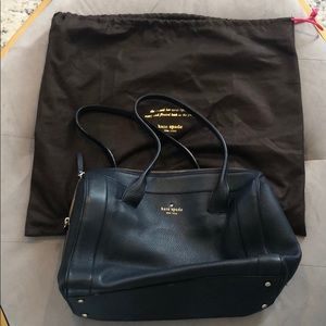 Kate Spade Doctor’s bag satchel- navy leather